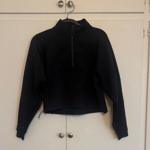 Nike Women's Black Quarter-Zip Sweatshirt